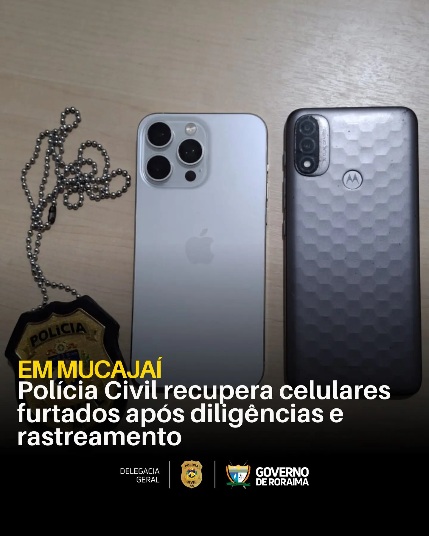 Polícia Civil recupera celulares furtados após diligências e rastreamento em Mucajaí 1 policiacivilderoraima 1776518887 3878043959763747087 5532320805