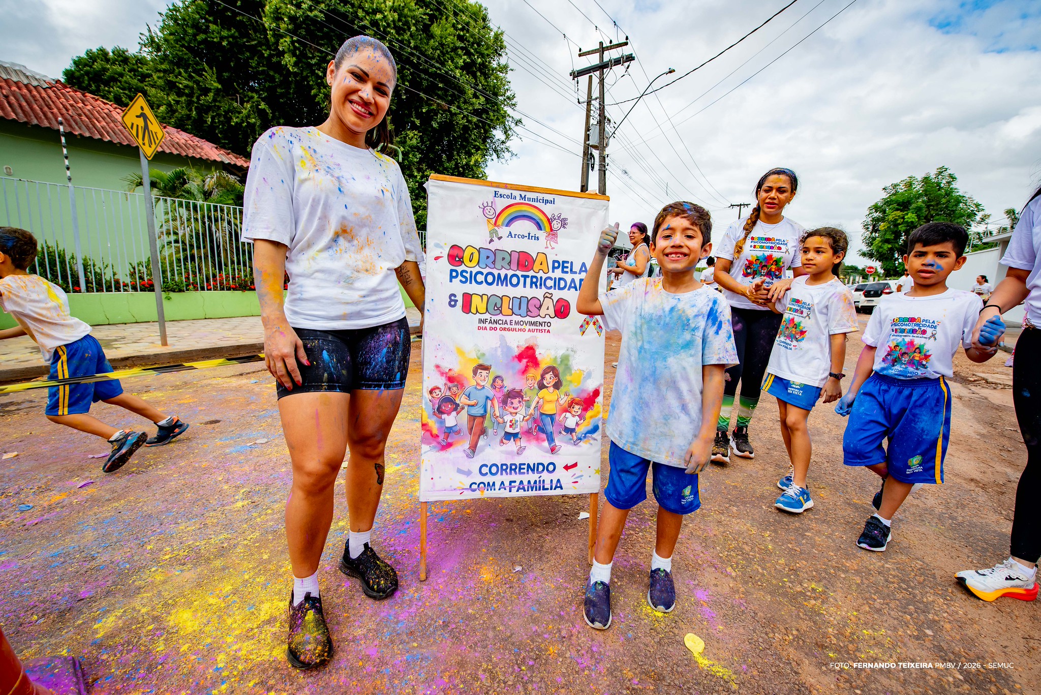 1782559982 5 Corrida inclusiva promove psicomotricidade uniao e alegria escolar