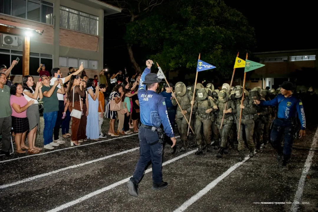 Guarda Civil: 157 concluem formação com marcha e emoção 1 Marcha simbólica encerra formação de 157 guardas municipais