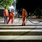 Boa Vista intensifica revitalização noturna da sinalização horizontal