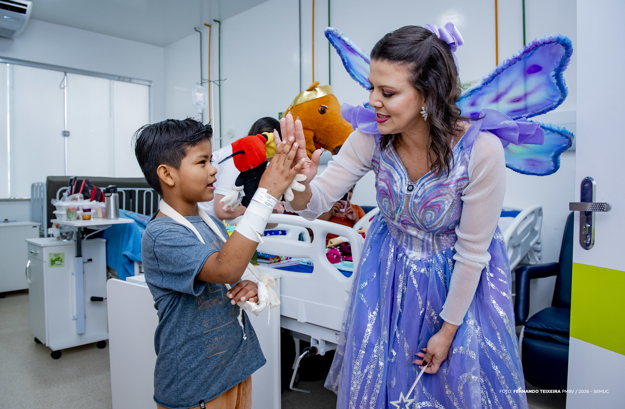 1786090035 25 Mes da Primeira Infancia leva alegria ao Hospital da Crianca