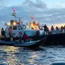 Operação de busca após o naufrágio da balsa MV Barima na Guiana