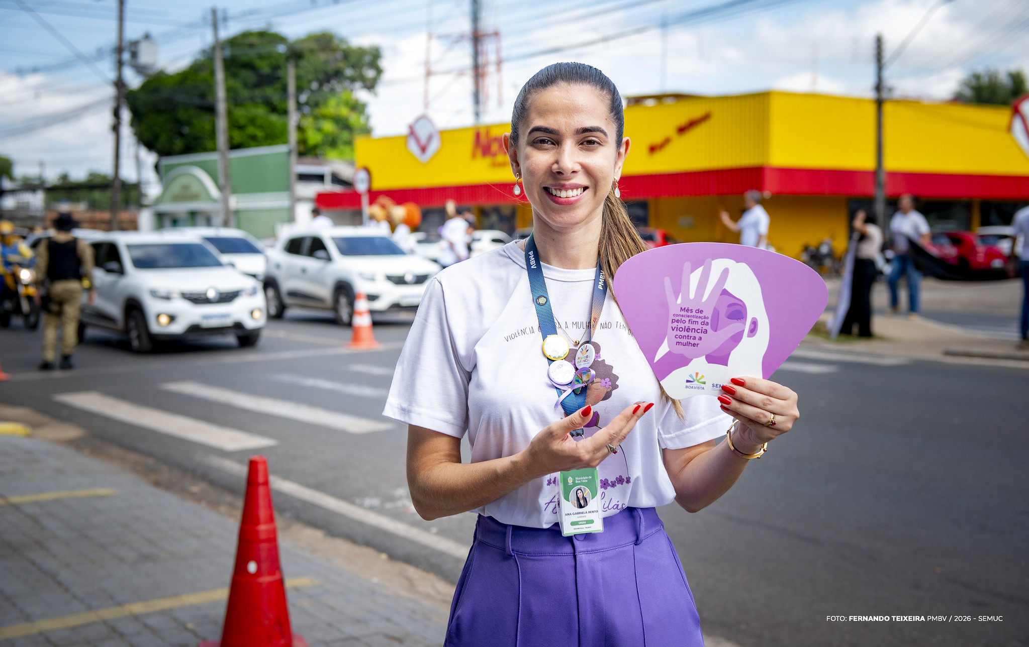 Semads realiza blitz educativa pelo Agosto Lilas